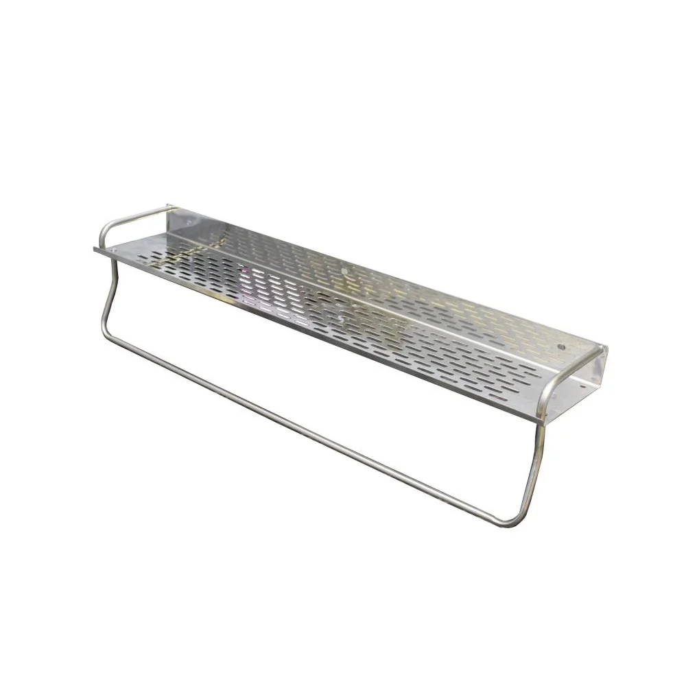 BY 150 Single Rectangle Shelf 40 cm with Towel Bar