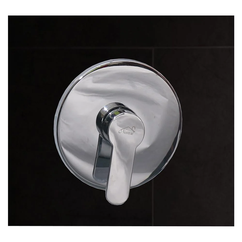 3 Way Brass Concealed Shower Mixer - Wide Plate