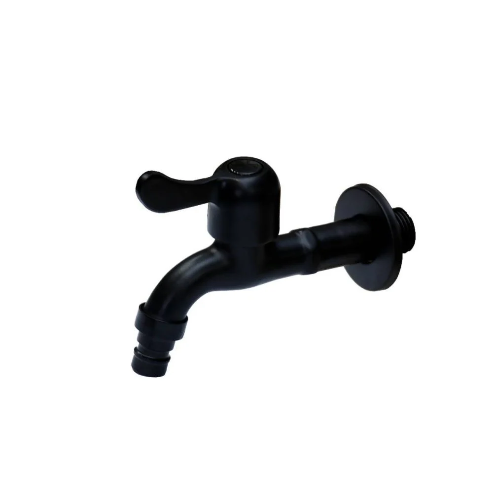 ( SS304 ) 10cm Extended Bib Tap - Black )