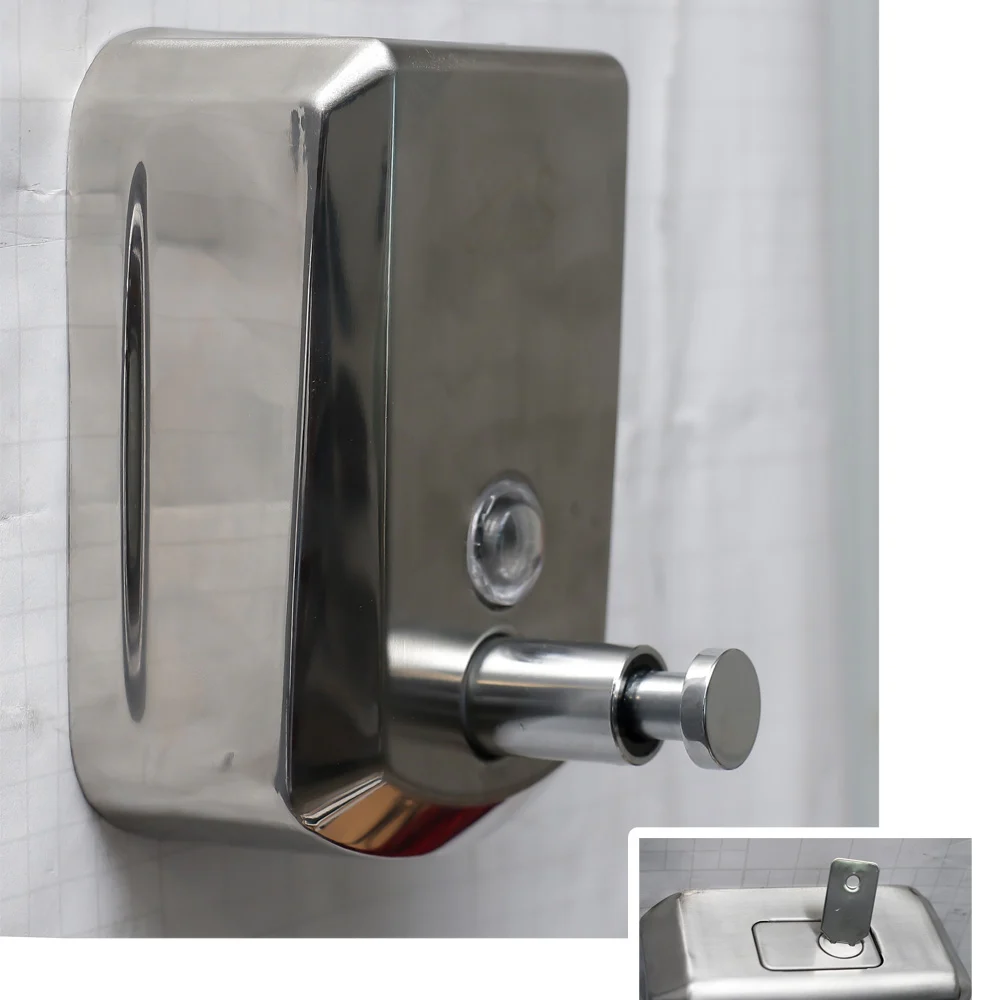 Premium Satin - SS304 Lockable Soap Dispenser 500ml
